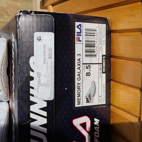 FILA Memory Galaxia 3 Running Sneaker Women's 8.5 Mint/Grey - Picture 9 of 9